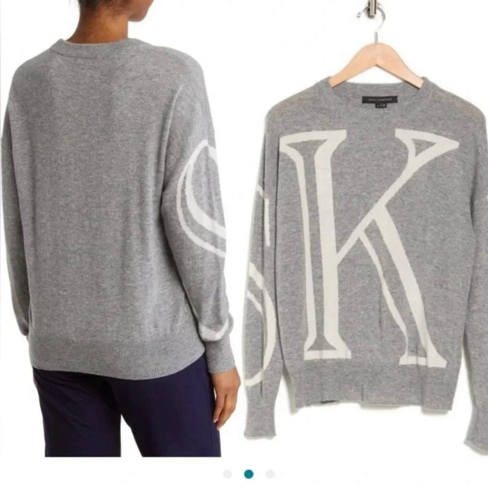 360 skull cashmere ski sweater